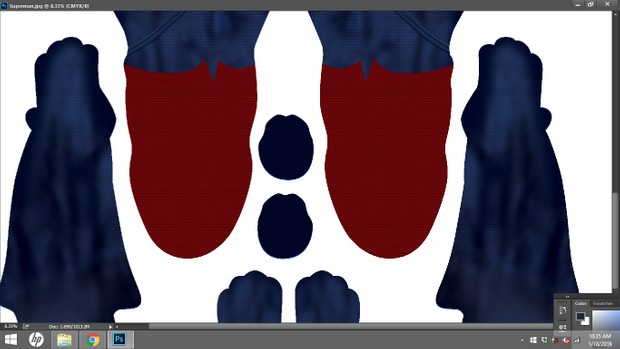 Superman (BvS Dawn of Justice) Dye Sublimation Print File