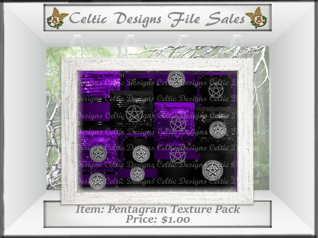 CD Purple Pentagram Texture Pack