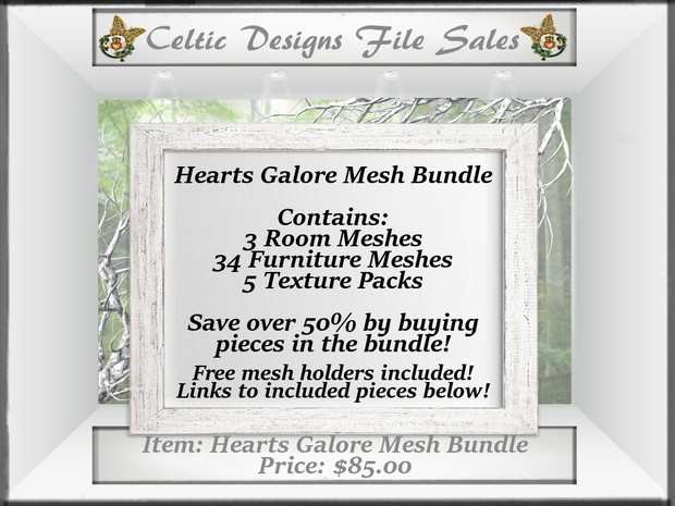 CD Hearts Galore Mesh Bundle