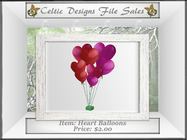 CD Heart Balloons