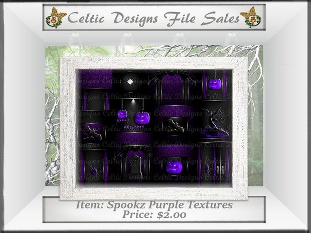 CD Spookz Purple Textures