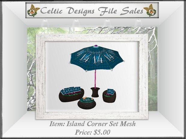 CD Island Corner Set Mesh