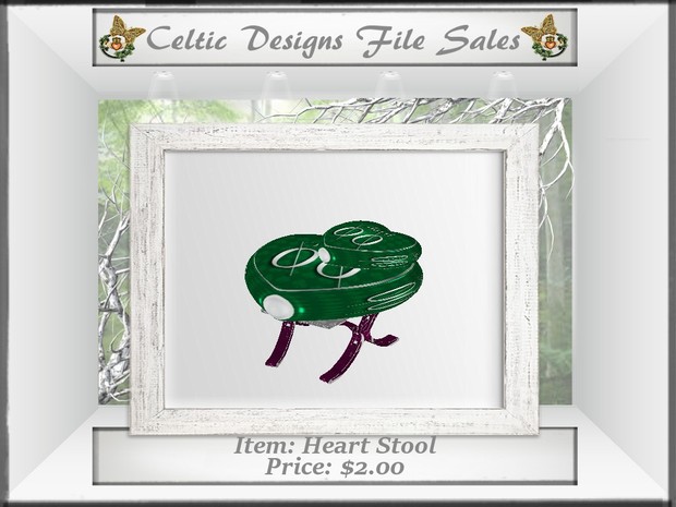 CD Heart Stool