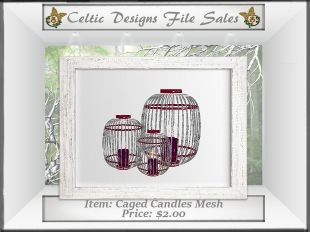 CD Caged Candles Mesh