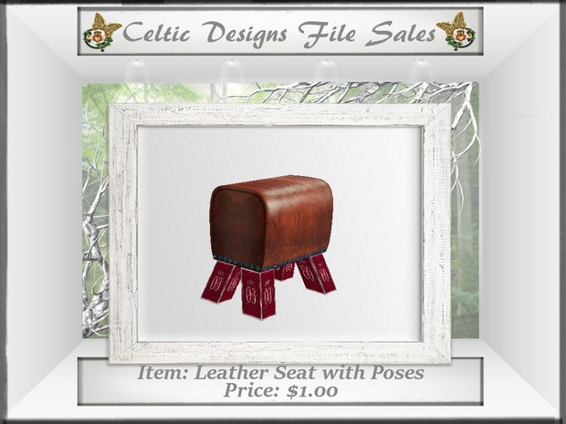 CD Leather Seat with Poses Mesh