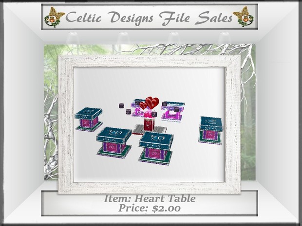 CD Heart Table