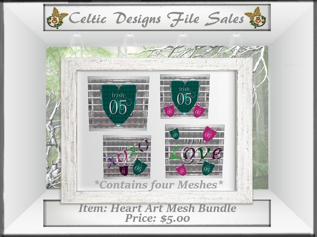 CD Heart Art Mesh Bundle