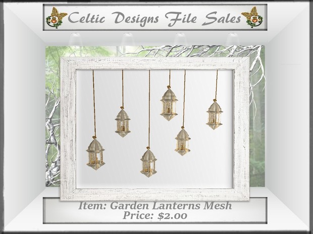 CD Garden Lanterns Mesh