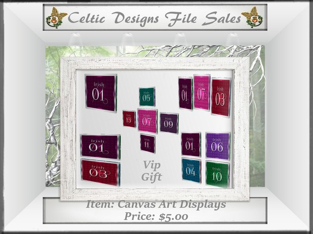 CD Canvas Art Displays
