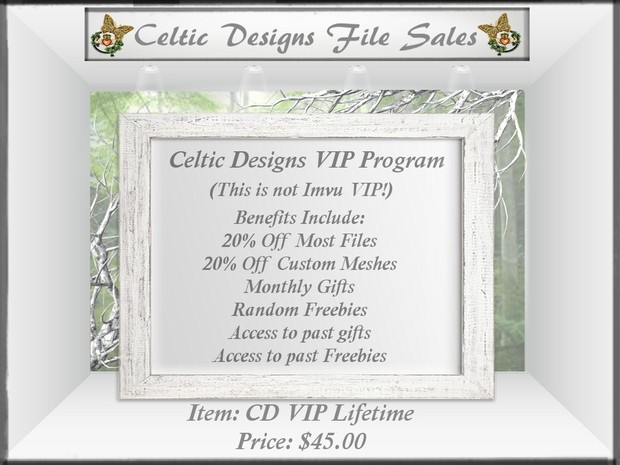 Celtic Designs VIP Lifetime