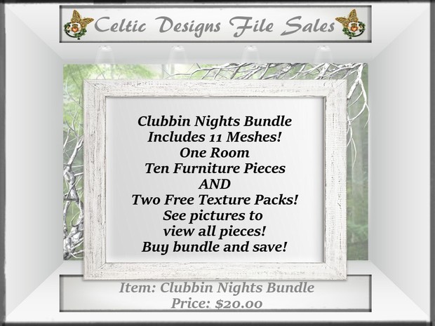 CD Clubbin Nights Mesh Bundle