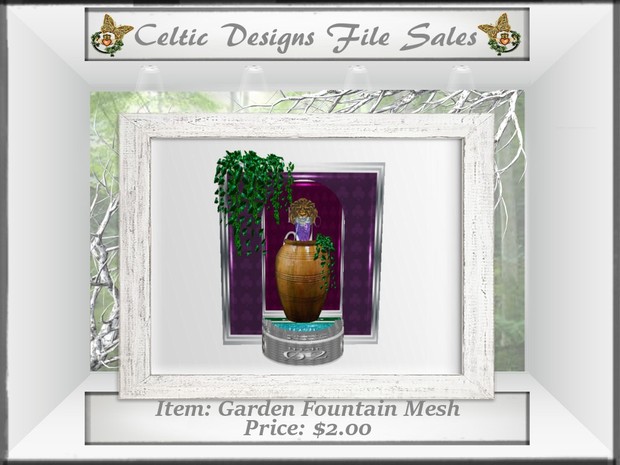 CD Garden Fountain Mesh