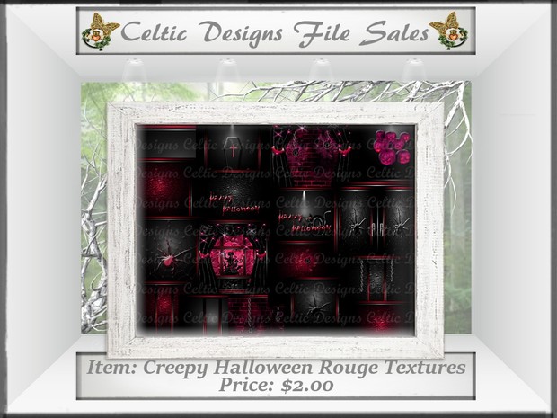 CD Creepy Halloween Rouge Textures