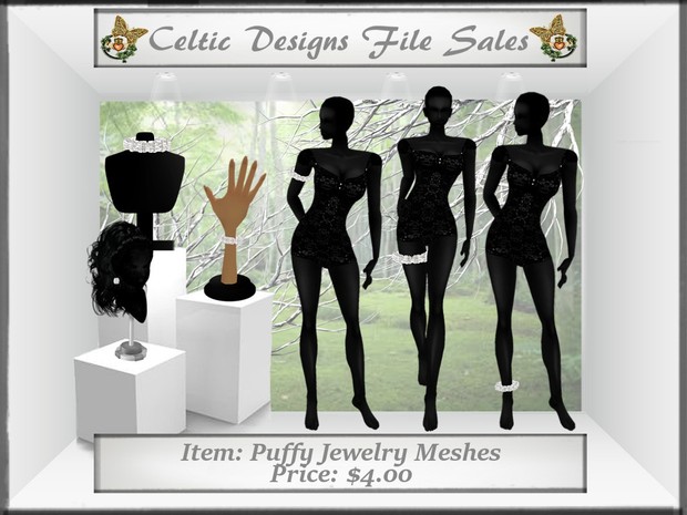 CD Puffy Jewelry Meshes