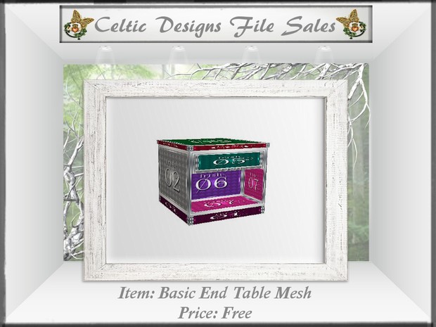Basic End Table Mesh