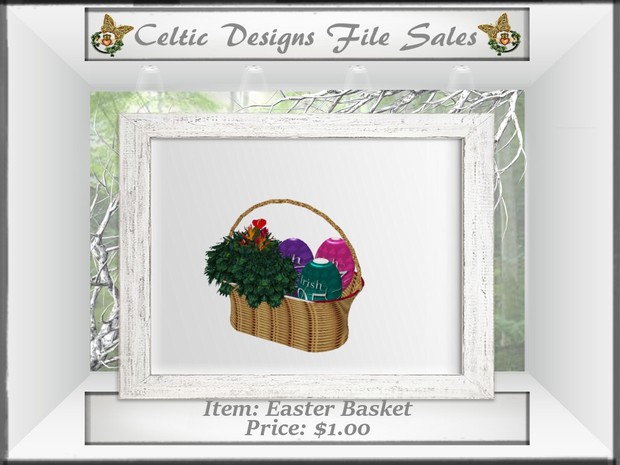 CD Easter Basket Mesh