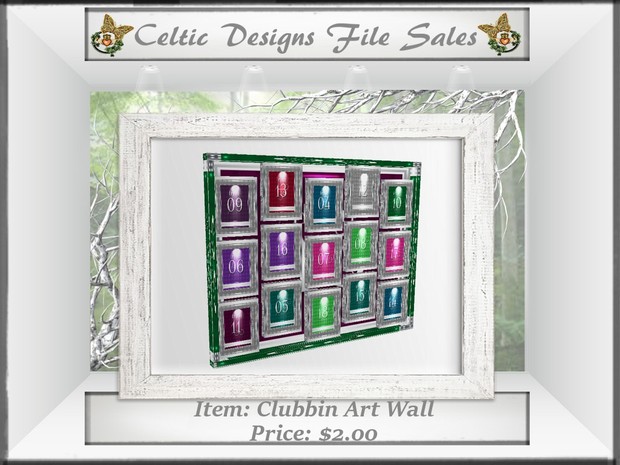 CD Clubbin Art Wall