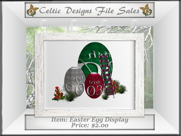 CD Easter Egg Display Mesh