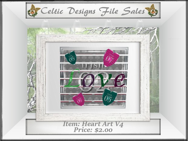 Cd Heart Art V4 Mesh