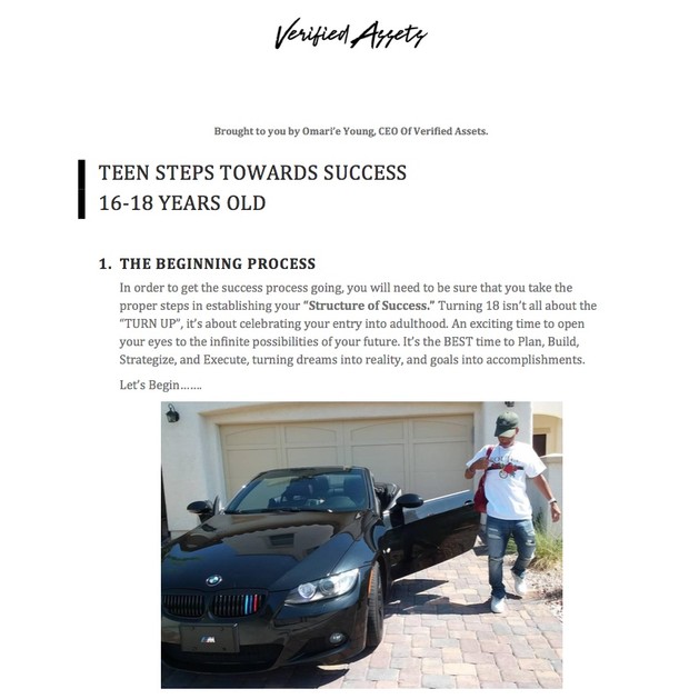 Teenage Success Plan