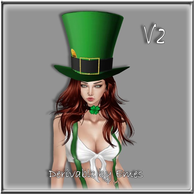 ST.PATRICK'S DAY TOP HAT MESH FEMALE V2/ 2018