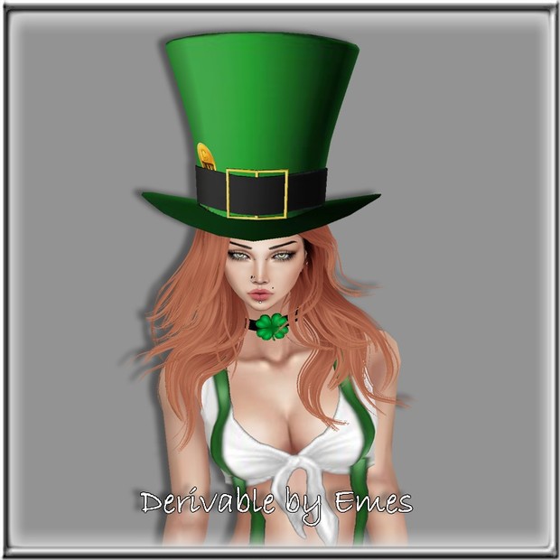 ST.PATRICK'S DAY TOP HAT MESH FEMALE V2/ 2018