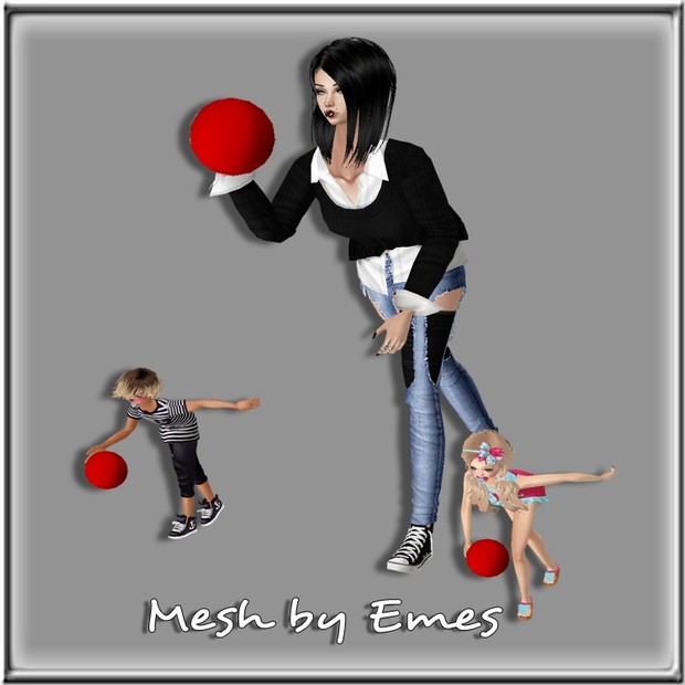 Bowling Set Meshes(7 meshes)