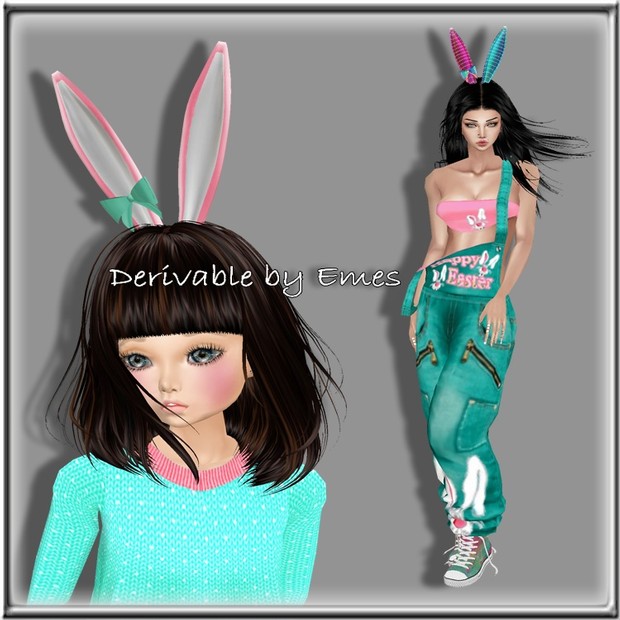 BUNNY EARS MESH V1+V2,SMALL AND BIG (2 MESHES)