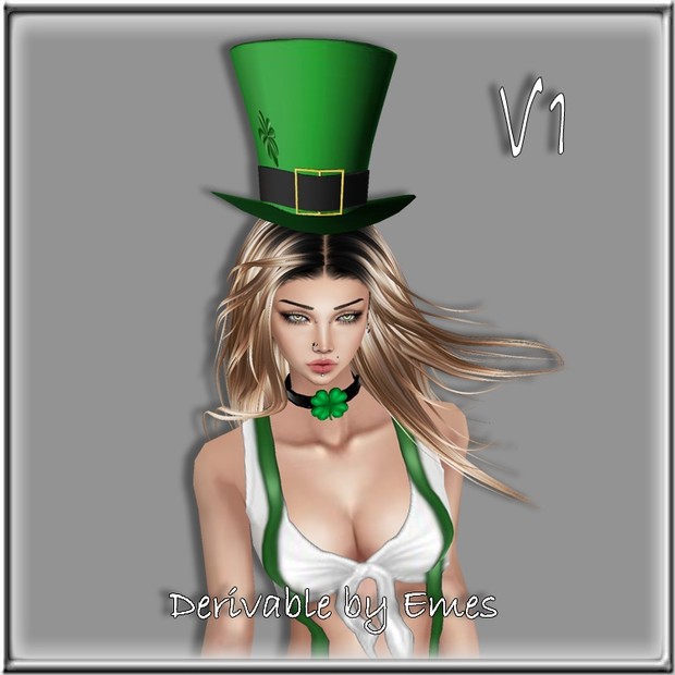 ST.PATRICK'S DAY TOP HAT MESH FEMALE V1 2018