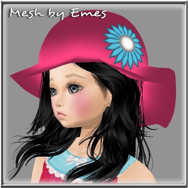 KID /ADULT FLOWER HAT MESH