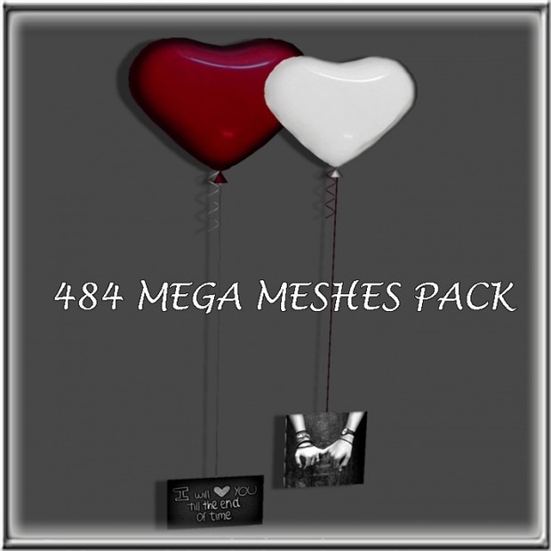 484 MESHES PACK(262 FURNITURES,205 ACCESORIES AND 17 ROOMS)