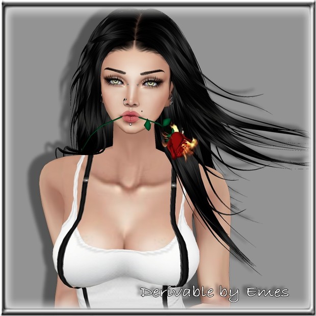 ROSE MOUTH FLAME FEMALE MESH