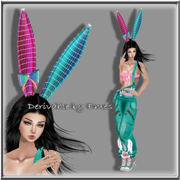 BUNNY EARS MESH V1+V2,SMALL AND BIG (2 MESHES)