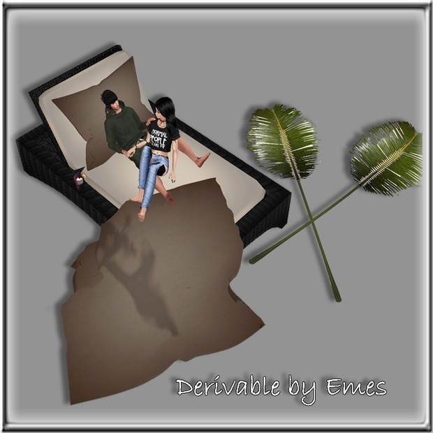 Lounger Mesh 1 Couple Pose