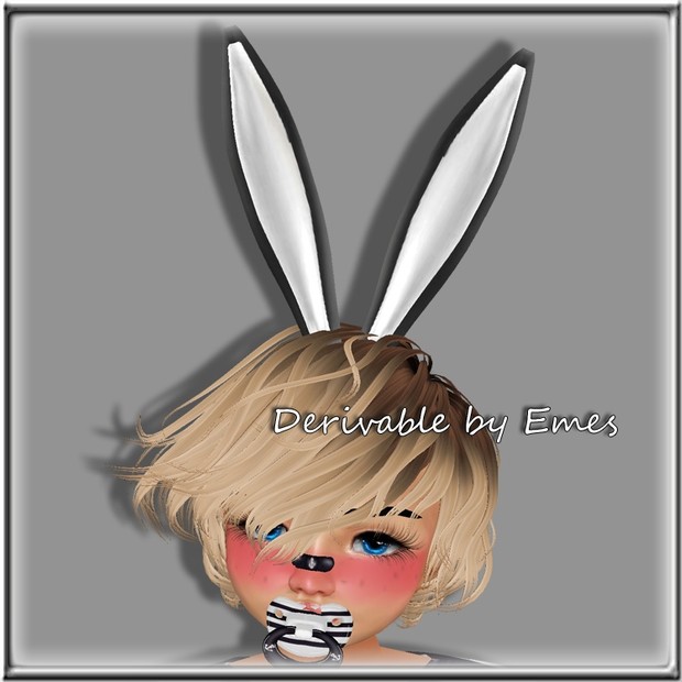BUNNY EARS MESH V1+V2,SMALL AND BIG (2 MESHES)