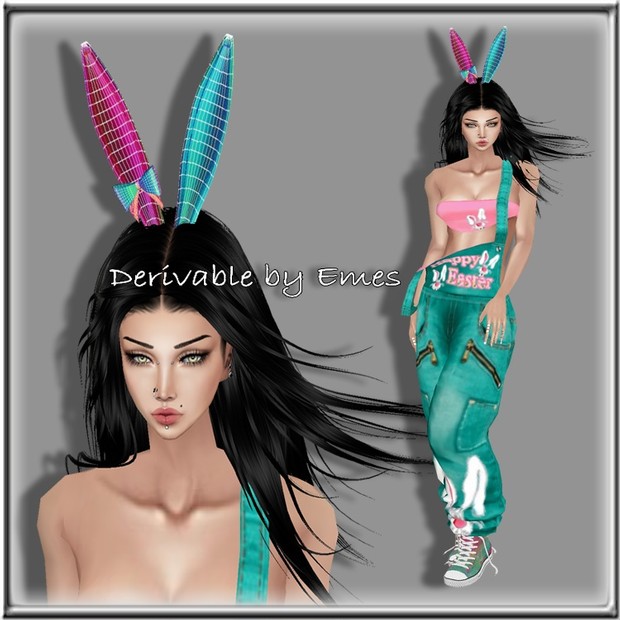 BUNNY EARS MESH V1+V2,SMALL AND BIG (2 MESHES)