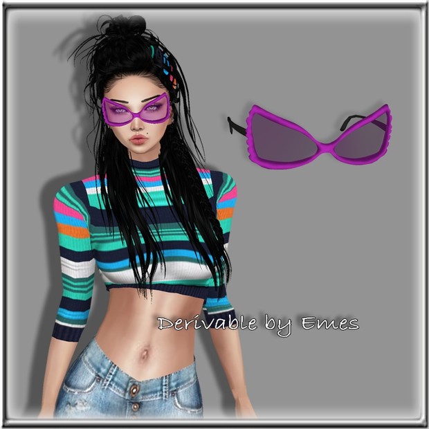 BUTTERFLY GLASSES MESH FEMALE LIMITED 10 PPL