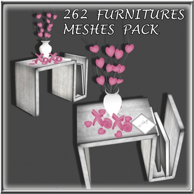 262 FURNITURES MESHES PACK