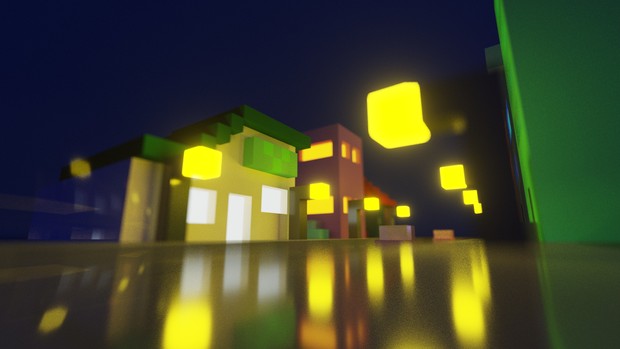 Voxel-like BGs or Pixel art