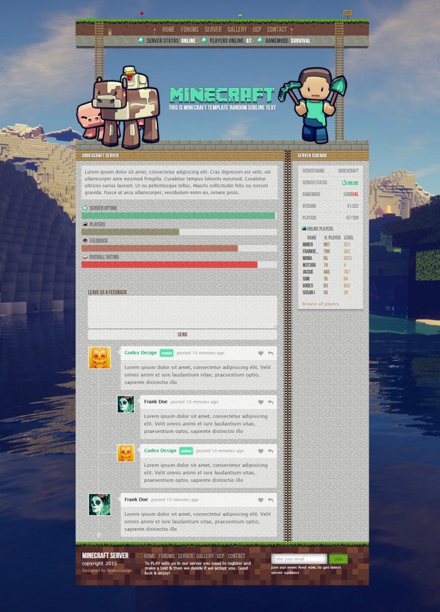 Minecraft Template V3