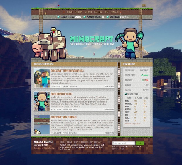 Minecraft Template V3