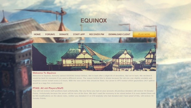 Equinox personal template