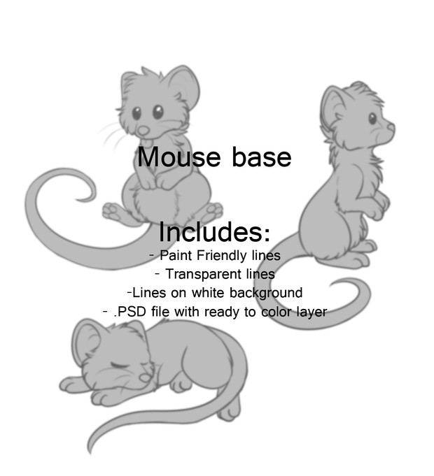 Mouse Lineart