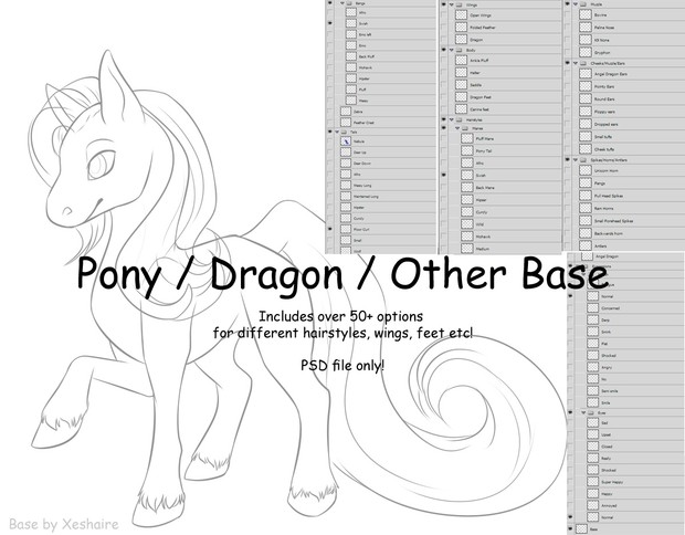 Chibi Pony / Dragon / Other Base