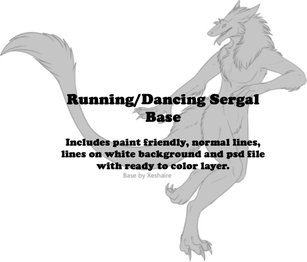 Running Sergal Base - Male