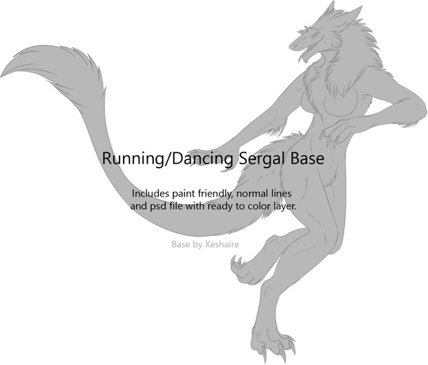 Running Sergal Base Female