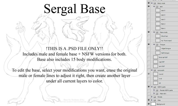 Large Sergal Base