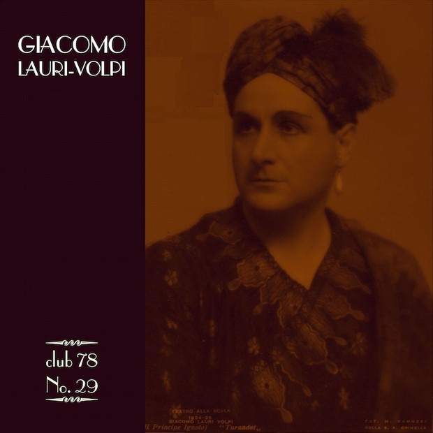 Giacomo Lauri-Volpi * club 78 No. 29
