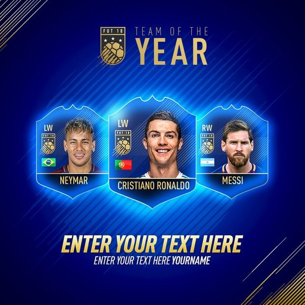 FIFA 18 TEAM OF THE YEAR INSTAGRAM TEMPLATE