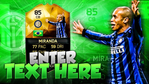 FIFA 16 Miranda Thumbnail Template TOTW 24
